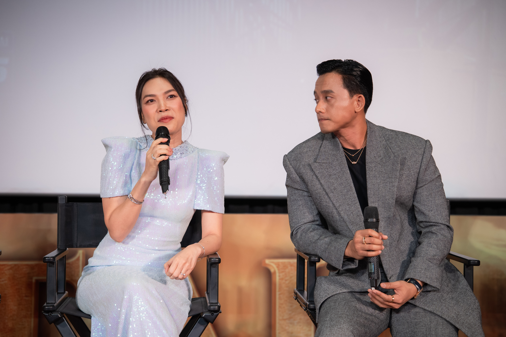 Mỹ Tâm và Mai Tài Phến tại sự kiện ra mắt phim điện ảnh Tài