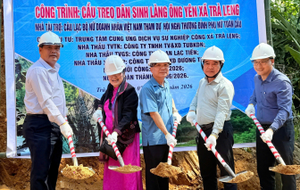 CLB Nữ doanh nhân Việt Nam hỗ trợ 555 triệu đồng làm cầu treo vào ngôi làng khó khăn nhất xã Trà Leng