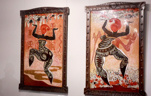 Thiêng - Cơtu: Hồi sinh ký ức đại ngàn qua sắc diện sơn mài