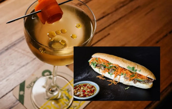Ly cocktail 'tái sinh' từ chiếc bánh mì thịt Việt Nam gây sốt