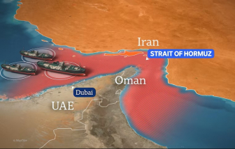 Iran tiếp tục phong tỏa eo biển Hormuz, nhiều tàu thuyền mắc kẹt