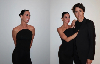 Katy Perry khoe vẻ đẹp quyến rũ, tình tứ bên cựu thủ tướng Justin Trudeau