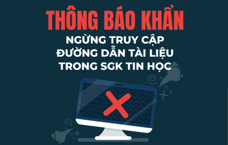 Link học liệu Tin học lớp 3 bị hack dẫn tới web 'đen', nhà phát hành ra thông báo khẩn