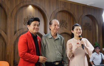 NSND Quế Trân cùng dàn nghệ sĩ sưởi ấm lòng những nghệ sĩ lão thành