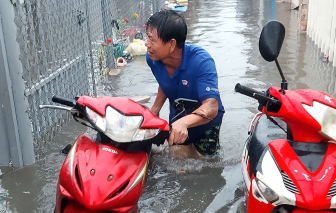 TPHCM còn 57 điểm ngập nặng trên 30cm