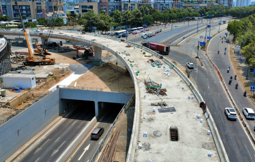 Cầu vượt 400m tại nút giao lớn nhất TPHCM sắp thông xe
