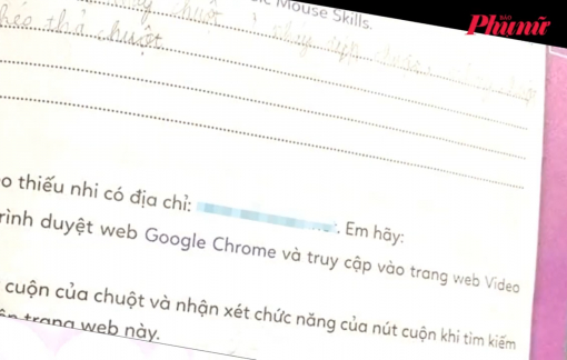 Thông tin mới vụ đường link trong vở Tin học lớp 3 dẫn đến “web đen”