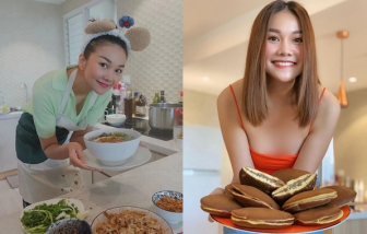 Sao Việt vào bếp: Thanh Hằng nấu thạo hàng chục món, ngon như ngoài tiệm