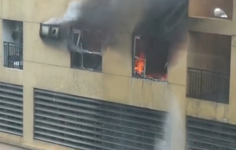 Hà Nội: Cháy chung cư Tân Hồng Hà