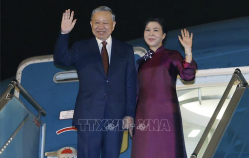 Tổng bí thư, Chủ tịch nước Tô Lâm và Phu nhân lên đường đến Trung Quốc thăm cấp Nhà nước
