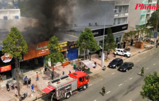 Cháy lớn tại quán ếch ở Tây Ninh