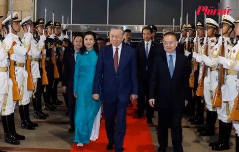 Tổng bí thư, Chủ tịch nước Tô Lâm đi thăm thành phố Nam Ninh (Trung Quốc) bằng tàu cao tốc