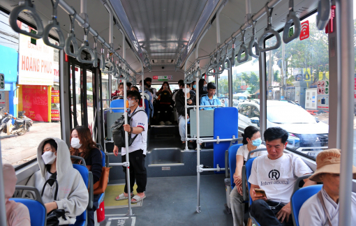 Xe buýt TPHCM sẽ đón hơn 1,5 triệu khách/ngày dịp 30/4 - 1/5