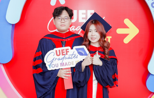 Cặp vợ chồng cùng tốt nghiệp thạc sĩ loại xuất sắc