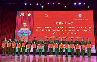 Hà Tĩnh dẫn đầu toàn đoàn tại Hội thao giáo dục quốc phòng và an ninh học sinh THPT toàn quốc 2026