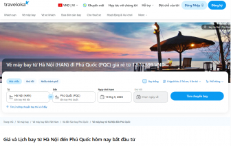 Cơ hội săn vé máy bay Hà Nội Phú Quốc giá rẻ cùng Traveloka