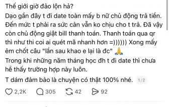 'Cuộc chiến giành bill': Đàn ông không dễ thắng!