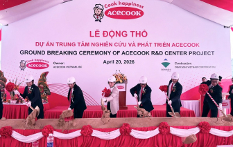 Acecook Việt Nam tổ chức lễ động thổ dự án Trung tâm Nghiên cứu và Phát triển mới