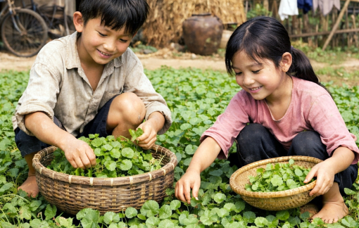 Còn thương rau má mọc sau vườn