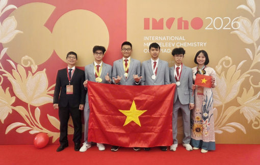 4/4 học sinh Việt Nam tham dự đều đoạt huy chương tại Olympic Hóa học Mendeleev 2026
