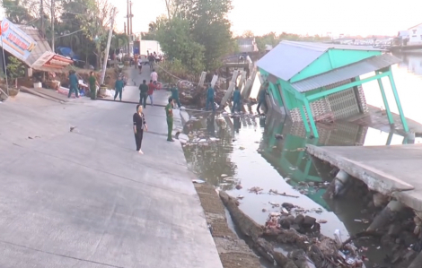 Cà Mau: Sạt lở nghiêm trọng, thiệt hại tài sản của người dân trên 3 tỷ đồng