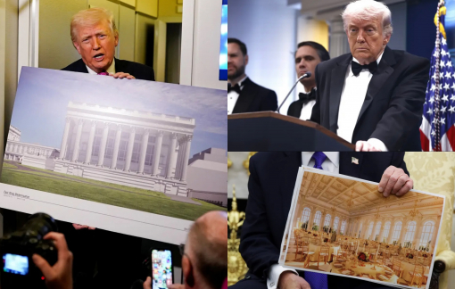 Ông Trump thúc đẩy xây phòng đại tiệc tối mật trong Nhà Trắng sau vụ nổ súng