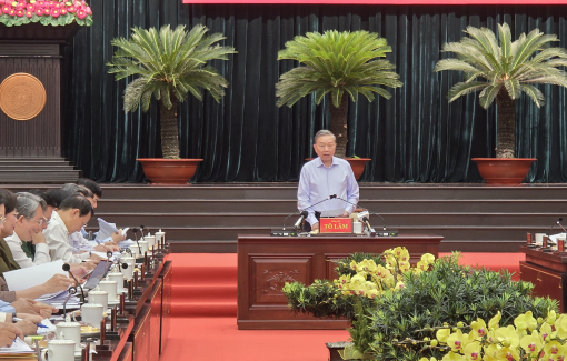 Tổng Bí thư, Chủ tịch nước Tô Lâm làm việc với Ban Thường vụ Thành ủy TPHCM