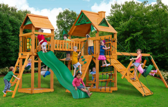 Thiết kế sân sau vui nhộn và sáng tạo dành cho trẻ em