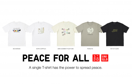 UNIQLO ra mắt các thiết kế áo thun PEACE FOR ALL mới, hợp tác với diễn viên và đạo diễn đoạt giải Oscar lan tỏa thông điệp hòa bình