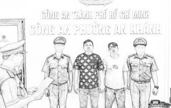 Bóp còi xin vượt sau đó đánh nhau, 2 thanh niên bị bắt