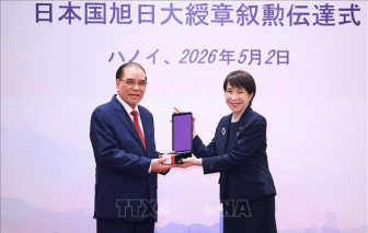 Thủ tướng Nhật Bản viếng Lăng Chủ tịch Hồ Chí Minh và trao tặng Huân chương Mặt trời mọc cho nguyên lãnh đạo Đảng, Nhà nước Việt Nam