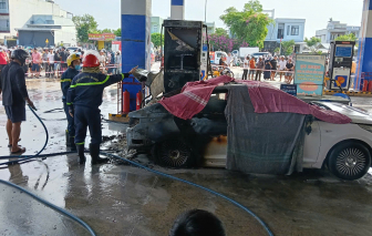 Tạm giữ tài xế, chủ xe vụ cháy ô tô khiến 2 người tử vong ở Đà Nẵng