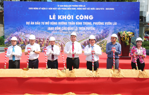 Khởi công mở rộng đường ven công viên tưởng niệm nạn nhân COVID-19