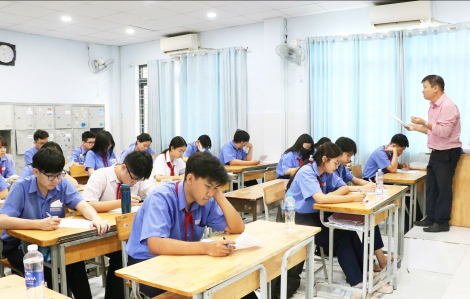 Thi lớp Mười sớm, học sinh cấp tập ôn luyện trước áp lực tỉ lệ chọi