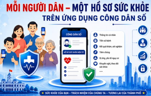 Mỗi người dân TPHCM sẽ có hồ sơ sức khỏe điện tử