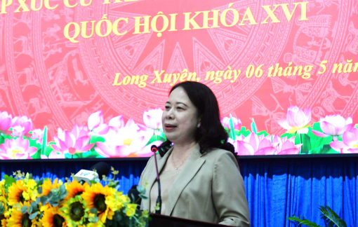 Phó Chủ tịch nước Võ Thị Ánh Xuân tiếp xúc cử tri tại An Giang