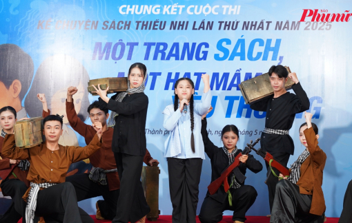 Vượt ngàn km vào TPHCM, thí sinh Minh Châu đoạt giải nhất cuộc thi Kể chuyện sách thiếu nhi lần thứ nhất