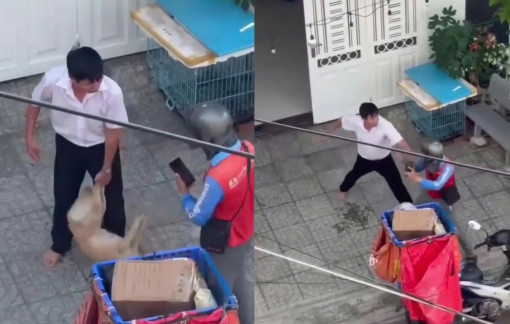 Nam shipper bị hành hung vì không cho khách thử máy cắt lông chó