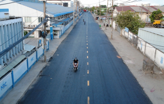 Đường khu vực cảng Tân Thuận đã hết cảnh ‘né ổ voi’