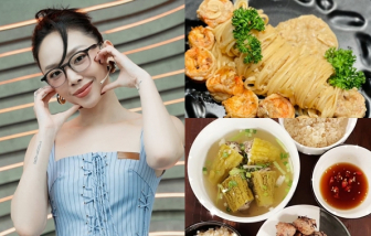 Sao Việt vào bếp: Tóc Tiên nấu món Âu, mâm cơm Việt nhìn là mê