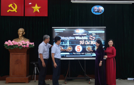 Phường Phú Thuận ra mắt “Không gian văn hóa Hồ Chí Minh trên nền tảng số”