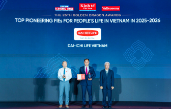 Dai-ichi Life Việt Nam được vinh danh “Doanh nghiệp xuất sắc trong đổi mới sản phẩm, dịch vụ và chuyển đổi số” tại Giải thưởng Rồng Vàng 2026