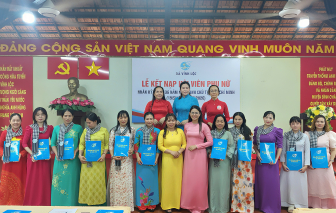 Xã Vĩnh Lộc kết nạp 94 hội viên phụ nữ mới