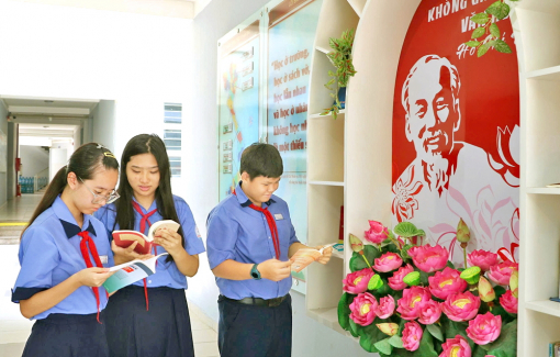 Học sinh học Bác qua không gian gần gũi, trực quan