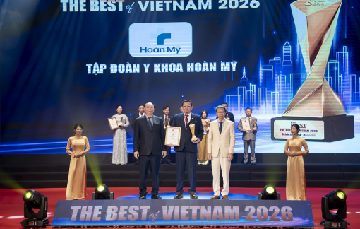 Tập đoàn Y khoa Hoàn Mỹ được trao giải “Hệ thống Y khoa tốt nhất Việt Nam 2026”