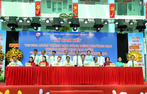 TPHCM phát động 100 ngày đêm hoàn thành 1.000 phòng học