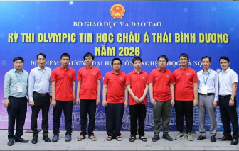 6 học sinh Việt Nam đều đoạt giải cao tại Olympic Tin học châu Á Thái Bình Dương