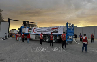 Israel bắt đầu trục xuất các nhà hoạt động trong đoàn tàu tới Gaza