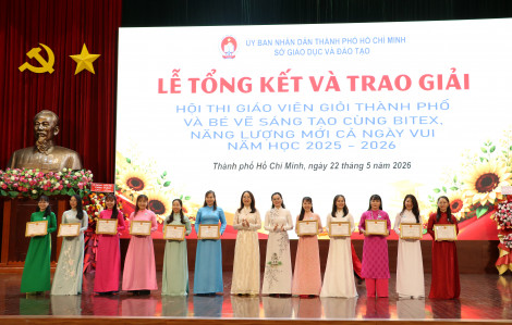 TPHCM trao giải cho 329 giáo viên mầm non giỏi cấp thành phố