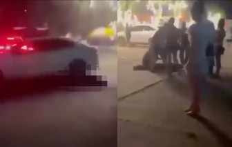 Xác minh clip ô tô “điên” cán qua người đàn ông trước quán nhậu